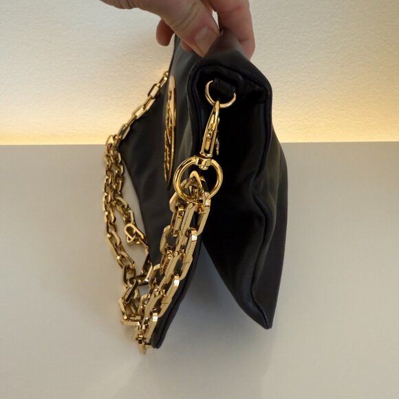 Tory Burch Leather Clutch With Strap - Picture 2 of 4